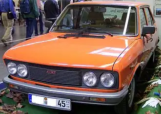 Une Fiat 132 troisième série
