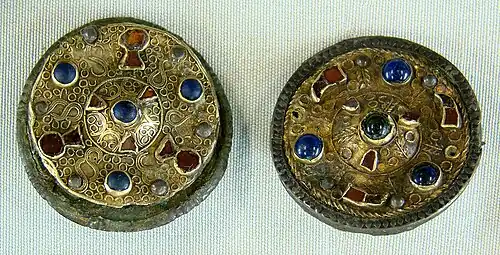 Fibule, VIIe&nbsp;siècle.