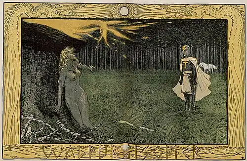 Illustration pour la revue Jugend, 1897.