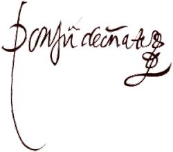 signature de Juan de Oñate