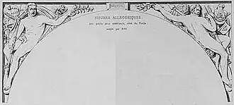 Figures allégoriques représentant l'Infanterie.