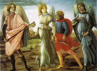 Filippino Lippi, Les Trois Archanges avec Tobie.