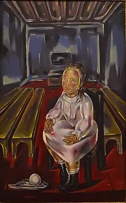 Fillette assise (1925), Lyon, Musée des Beaux-Arts.