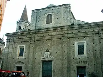 Façade de l'église San Biagio.