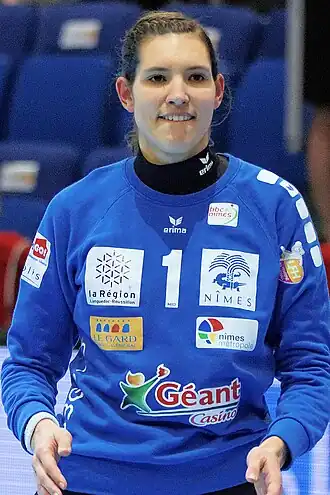 Nicky Houba lors de la finale de la coupe de la ligue 2013