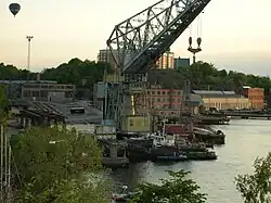 Chantier naval de Finnbodan.