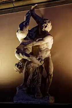 Hercule et Diomède, Florence, Palazzo Vecchio.
