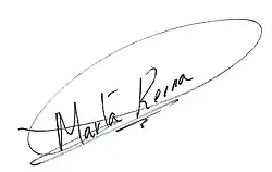 signature de Marta Reina Izquiano