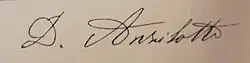 signature de Dionisio Anzilotti