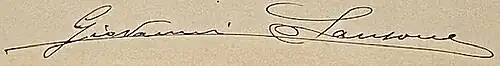 signature de Giovanni Sansone