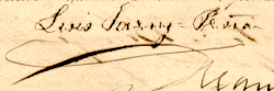 signature de Luis Sáenz Peña