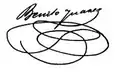 Signature de Benito Juárez