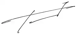 Signature de Carlos Fuentes