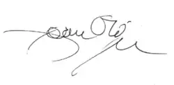 signature de Joan Oró