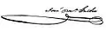Signature de José María Castro Madriz