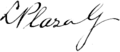 Signature de Leónidas Plaza