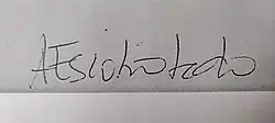 signature d'Antonio Escohotado