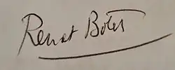 signature de René Botet
