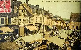 La placxe de l'Hôtel-de-Ville.