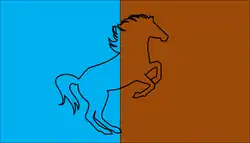 Drapeau de Boulemane  ⵜⴰⵎⵏⴰⵜⵜ ⵏ ⴱⵓⵍⵎⴰⵏ (ber.)