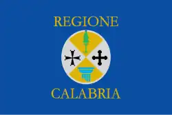Drapeau de la région de Calabre