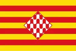 Drapeau de la province de Gérone