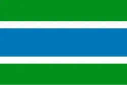 Drapeau de Raïon de Komsomolsk