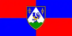 Drapeau de Comitat de Koprivnica-Križevci