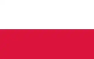Drapeau de la Pologne