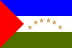 Drapeau de Région autonome de la Côte caraïbe sud(es) Región Autónoma de la Costa Caribe Sur