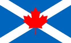 Description de l'image Flag of Scottish Canadians.png.