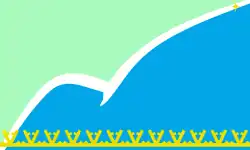 Drapeau de Raïon du Nord-Baïkal