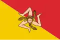 Drapeau de la Sicile