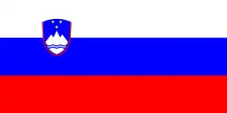 Drapeau de la Slovénie