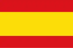 Drapeau des Nationalistes espagnols durant la guerre d'Espagne, modèle utilisé entre le 29 août et le 13 septembre 1936.