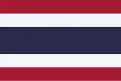 Drapeau de la Thaïlande