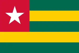 Drapeau du Togo