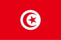 Drapeau de la Tunisie
