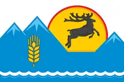 Drapeau de Raïon d'Oust-Koksa