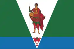 Drapeau de Raïon de Verkhniaïa Toïma