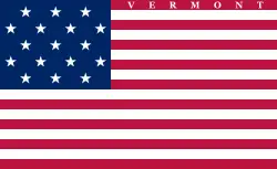 Drapeau du Vermont du 1er mai 1804 au 19 octobre 1837