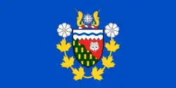 Drapeau du commissaire des Territoires du Nord-Ouest.
