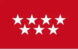Drapeau de la communauté de Madrid