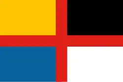 Second drapeau national du camp pro-impérial, 1916.