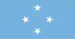 Drapeau des États fédérés de Micronésie