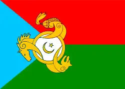 Drapeau des Kumyks du Daghestan.