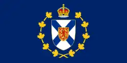 Drapeau du lieutenant-gouverneur de la Nouvelle-Écosse.