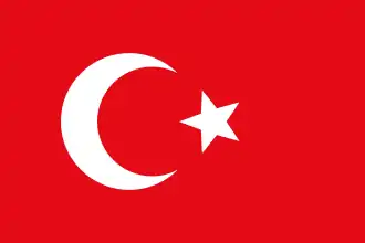 Drapeau de l'Empire ottoman