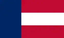 Drapeau de 1879 à 1902.