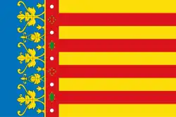 Drapeau de la Communauté valencienne